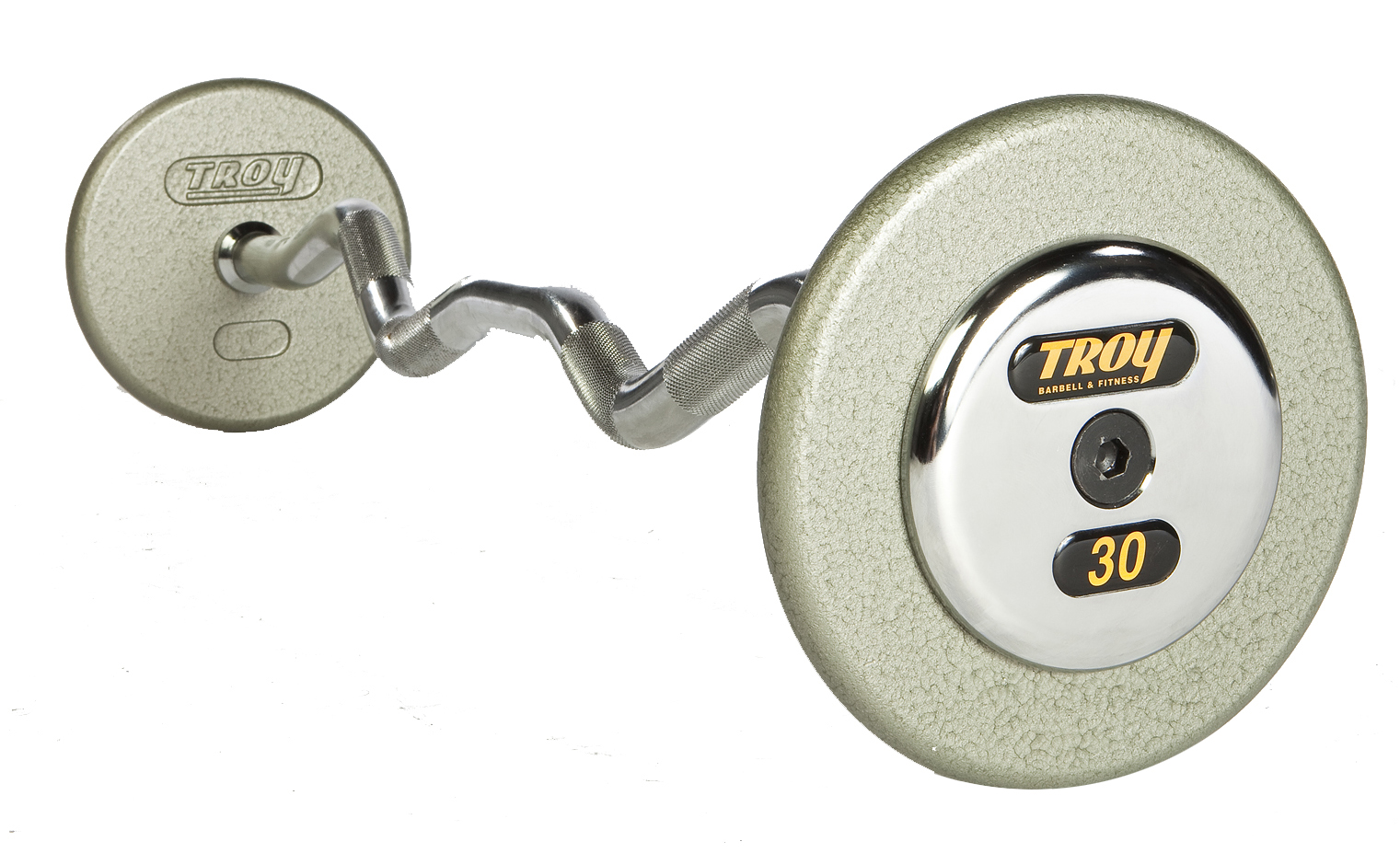 Curl Barbell Chrome Endcaps