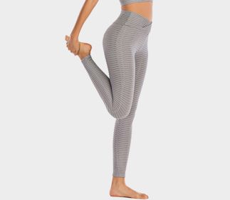 Color: gray, Size: S - Hips, thin leggings, yoga pants