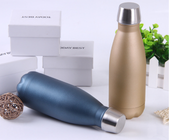 350ml Insulated Vacuum Water Bottle Portable Double Wall Stainless Steel Thermos Cola Bottle Coffee Cup For Travel Outdoor Sport