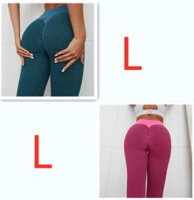 Color: Mixcolor33, size: Set - Plaid Leggings Fitness Yoga Pants Women's Seamless High Waist Leggings Breathable Gym