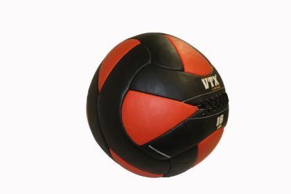 16 lb Leather Wall Ball (Black/Red)