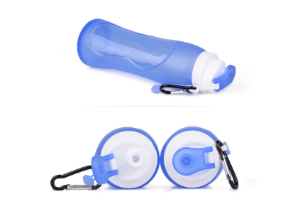 Color: Blue, quantity: 2pc - Silicone sports bottle