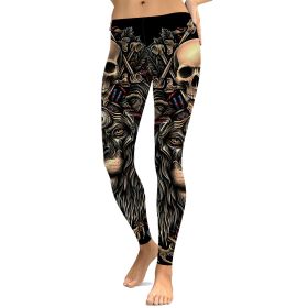 Color: Photo Color, Size: S - Halloween sexy leggings