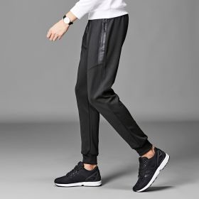 Color: Black, Size: XL - Winter sports men's pants