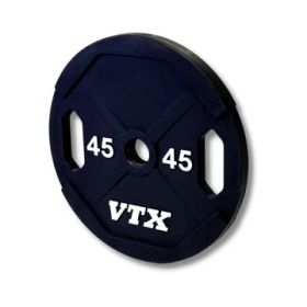 Dual grip Urethane Plate with white lettering-5lbs