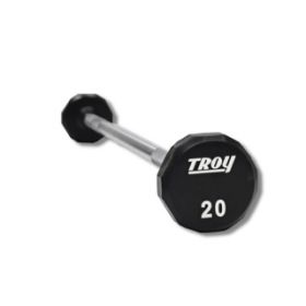 110 lb 12-Sided Urethane Straight Barbell