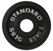 2.5 lb Economy Black Cast Iron Olympic Plate