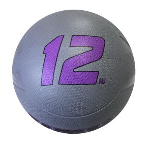 12 lb Medicine Ball - Purple