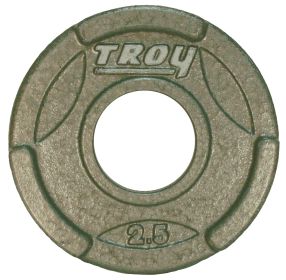 2.5 lb Premium Grade Marchined Gray Cast Iron Olympic Grip Plate (Does Not Have Grips)