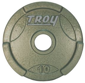 10 lb Premium Grade Marchined Gray Cast Iron Olympic Grip Plate (Does Not Have Grips)