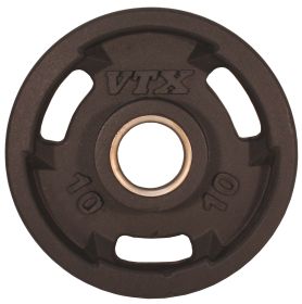 10 lb Olympic Rubber Encased Grip Plate