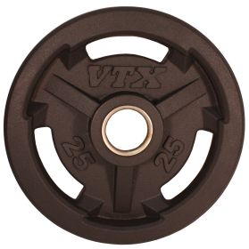 25 lb Olympic Rubber Encased Grip Plate