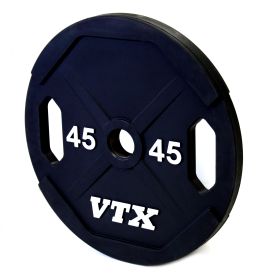 Dual grip Urethane Plate with white lettering-45lbs