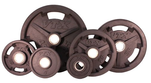 100 lb Olympic Rubber Encased Plate (Does Not Have Grips)