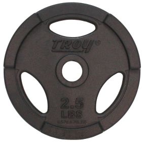 2.5lb Black Rubber 1" Grip Plate