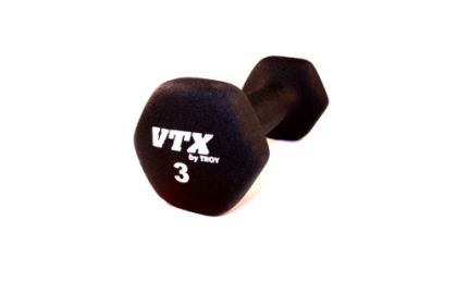 3 lb Neoprene Textured Hex Dumbbell
