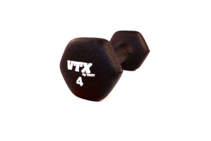 4 lb Neoprene Textured Hex Dumbbell