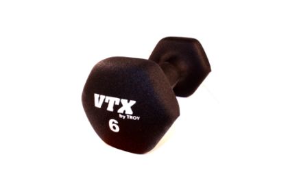 6 lb Neoprene Textured Hex Dumbbell
