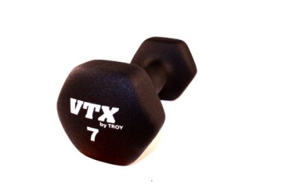 7 lb Neoprene Textured Hex Dumbbell