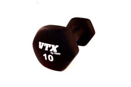 10 lb Neoprene Textured Hex Dumbbell