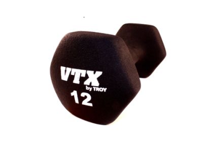 12 lb Neoprene Textured Hex Dumbbell