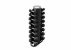 2 Sided Vert Rack W/ 3lbs-30lbs set of Rubber Dumbbells (GVDR-8 loaded with SD-R)