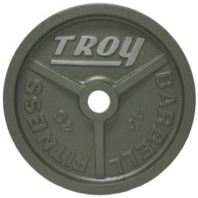 45 lb High Grade Fully Machined  Gray Iron Olympic Plate