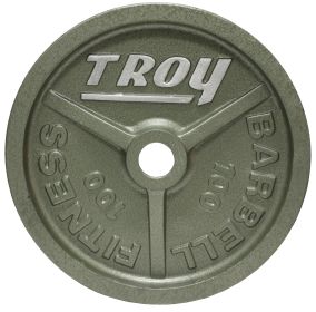 100 lb High Grade Fully Machined  Gray Iron Olympic Plate