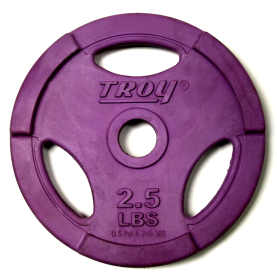 2.5lb Color Rubber 1" Grip Plate