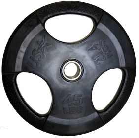45 lbs USA Rubber Grip Plate