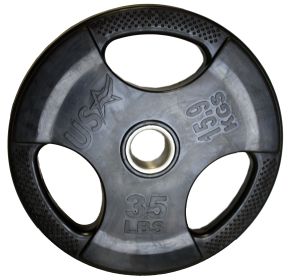 35 lbs USA Rubber Grip Plate