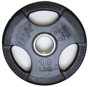 10 lbs USA Rubber Grip Plate