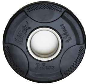 5 lbs USA Rubber Grip Plate (No grip slot)