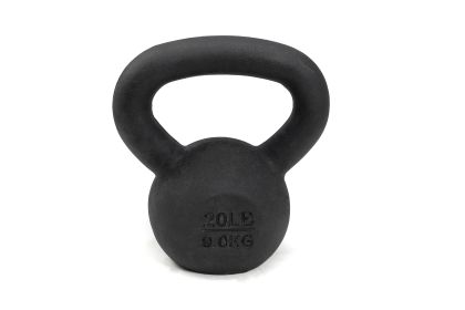 20 lb Black Cast Iron Kettlebell