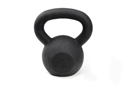 30 lb Black Cast Iron Kettlebell