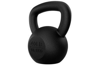 5 lb Black Cast Iron Kettlebell