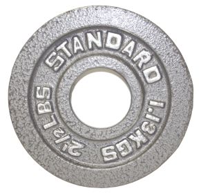 2.5 lb Economy Cast Iron Gray Plate