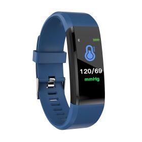 BT Smart Watch Wristband Bracelet Pedometer Sport Fitness Tracker blue