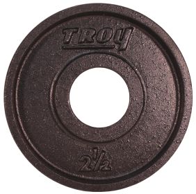 2.5 lb Premium Grade Fully Machined Black Olympic Plate