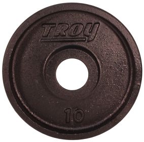 10 lb Premium Grade Fully Machined Black Olympic Plate