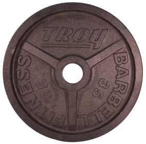 35 lb Premium Grade Fully Machined Black Olympic Plate