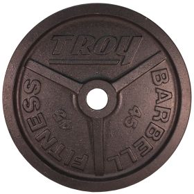 45 lb Premium Grade Fully Machined Black Olympic Plate