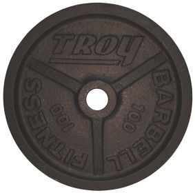 100 lb Premium Grade Fully Machined Black Olympic Plate