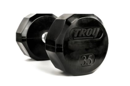 95 lb 12-Sided Rubber Encased Dumbbell