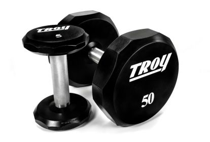 100 lb 12-Sided Urethane Encased Dumbbell