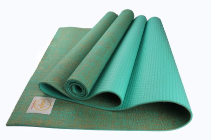 Jute Premium Eco Yoga Mat - Turquoise