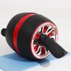 Gym Home equipment Workout Abdominal Muscle AB Wheels Fitness ab wheel roller with Mat 2 buyers - Exercise
