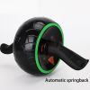 Gym Home equipment Workout Abdominal Muscle AB Wheels Fitness ab wheel roller with Mat 2 buyers - Exercise